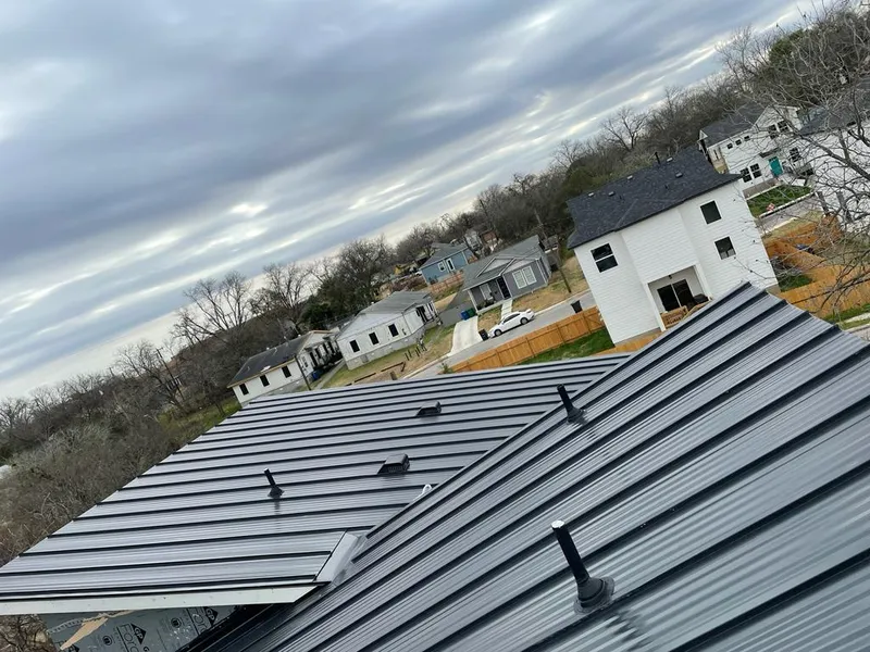 Standing seam metal roof panels with vents for Skylight Repair in Harrodsburg